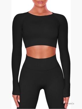 QINSEN Cropped Lounge Set